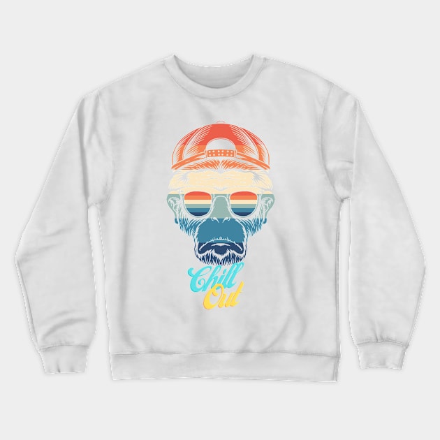 Chill Out Crewneck Sweatshirt by MaxiVision